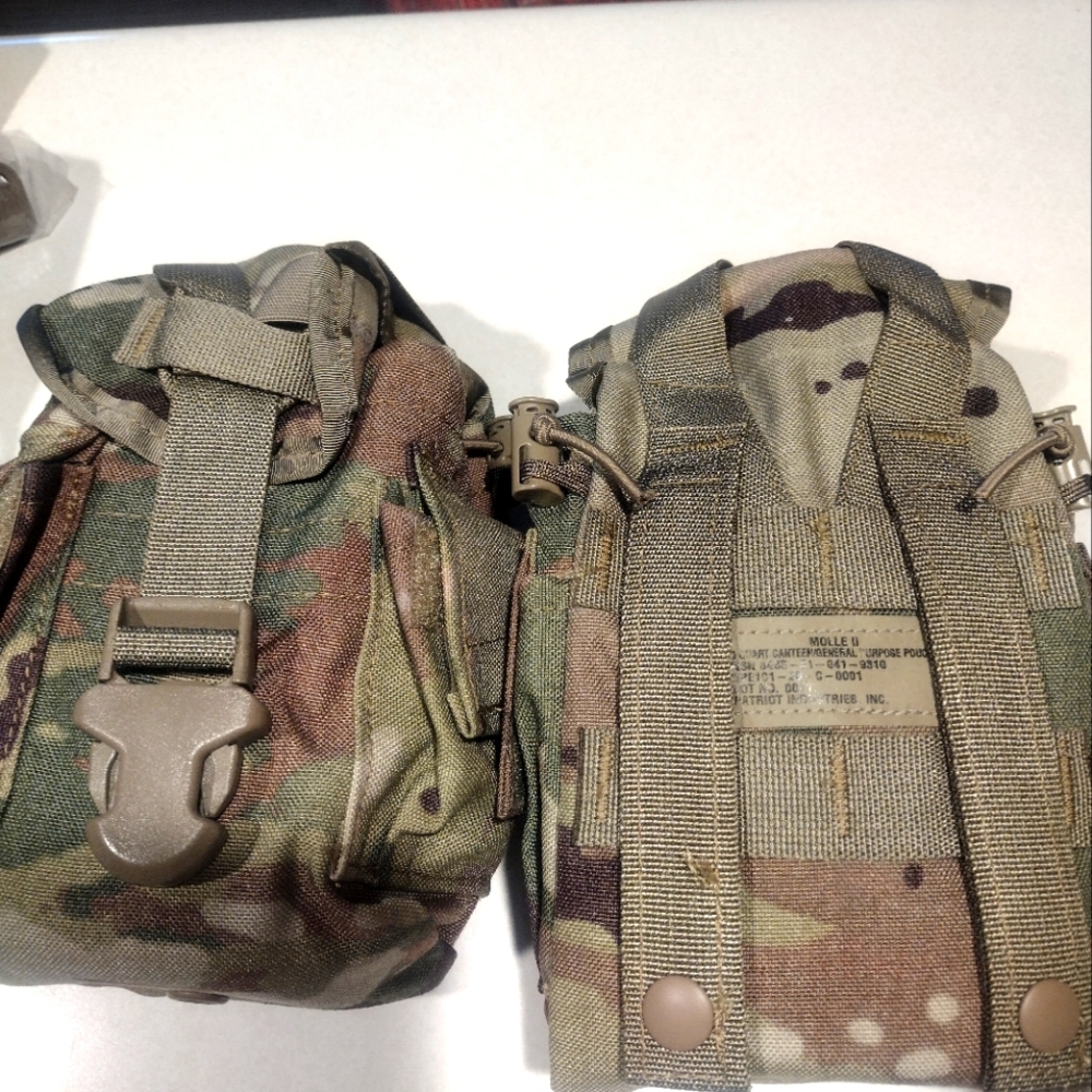 New US Army Canteen's with general purpose pouches